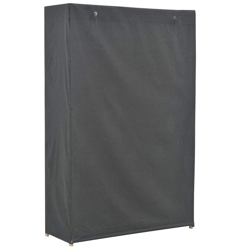 Wardrobe, gray, 110x40x170cm, fabric