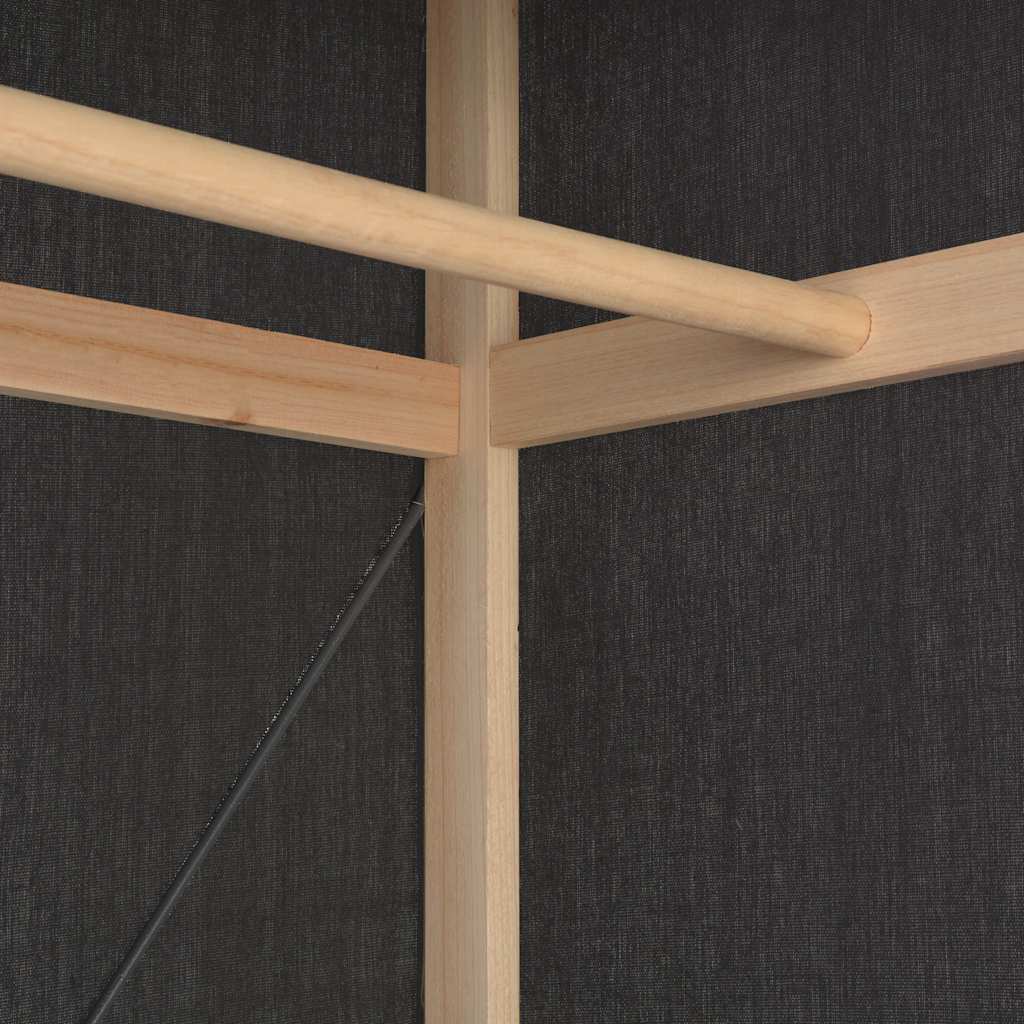 Drēbju skapis, pelēks, 79x40x170cm, audums