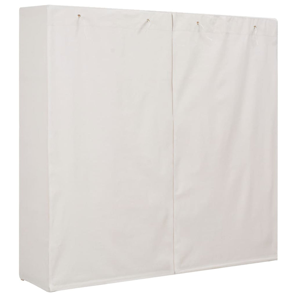 Wardrobe, white, 173x40x170cm, fabric