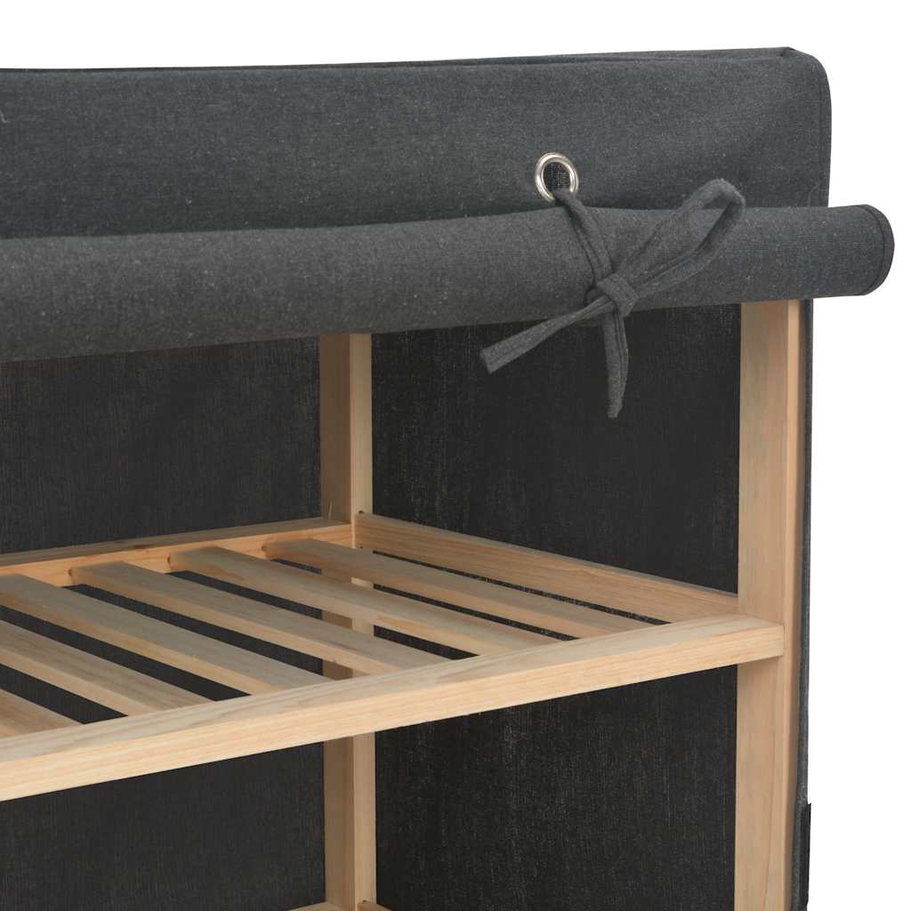 Wardrobe, grey, 200x40x170cm, fabric