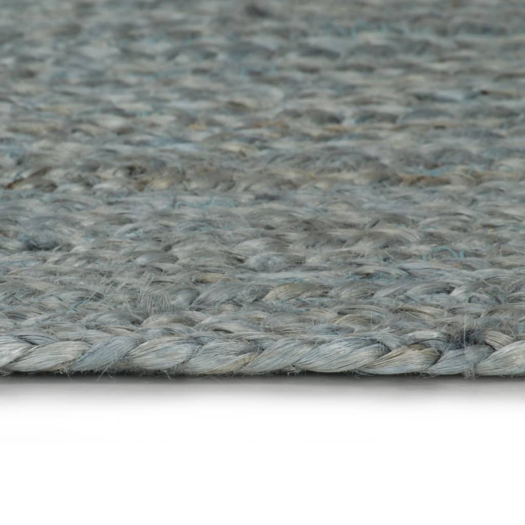 Paklājs, olīvzaļš, 150cm, džuts, apaļš, roku darbs