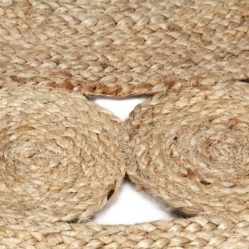 Paklājs, 120 cm, pīta džuta, roku darbs