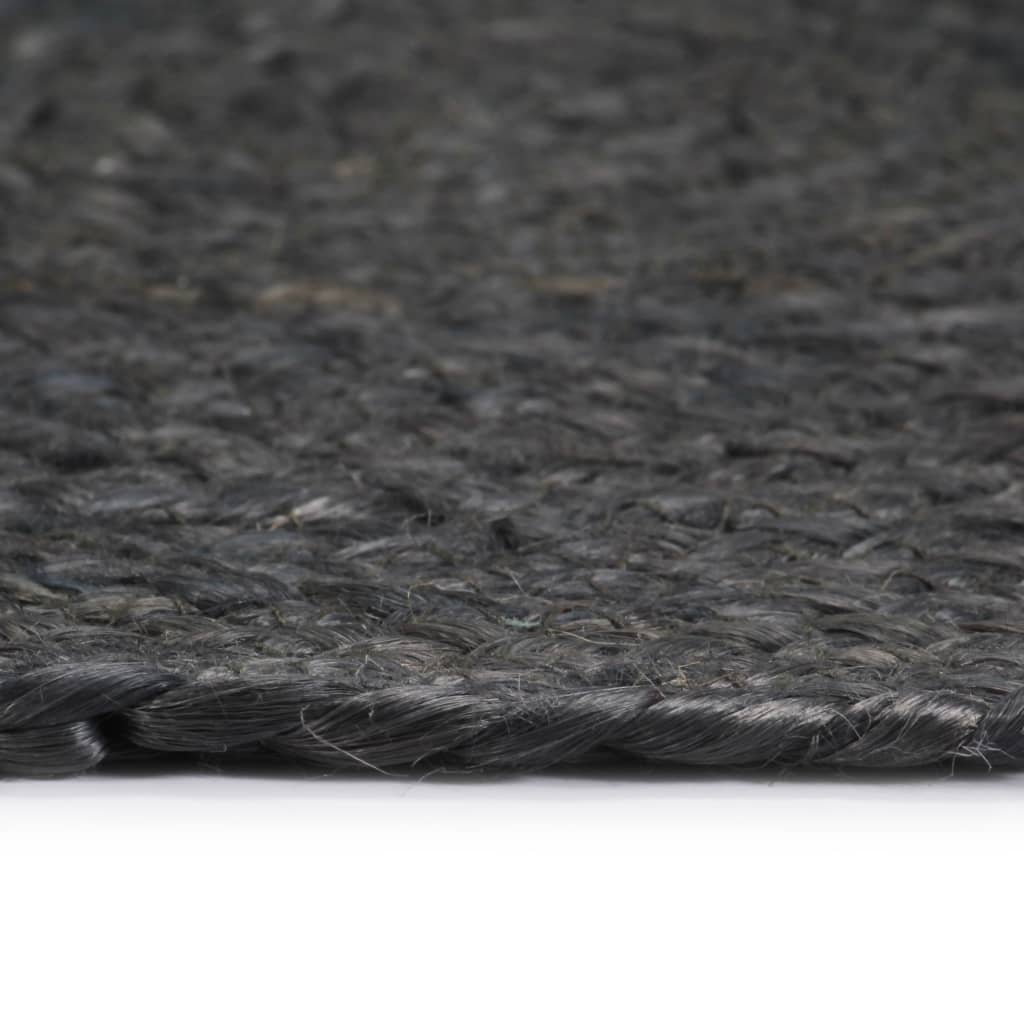 Placemats, 4 pcs, dark gray, 38cm, jute