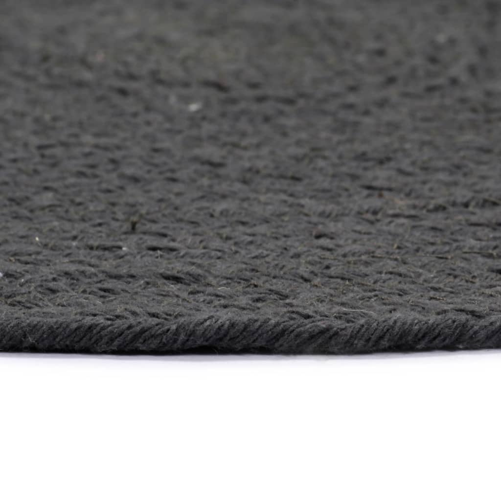 Placemats, 6 pcs, dark grey, 38cm, cotton