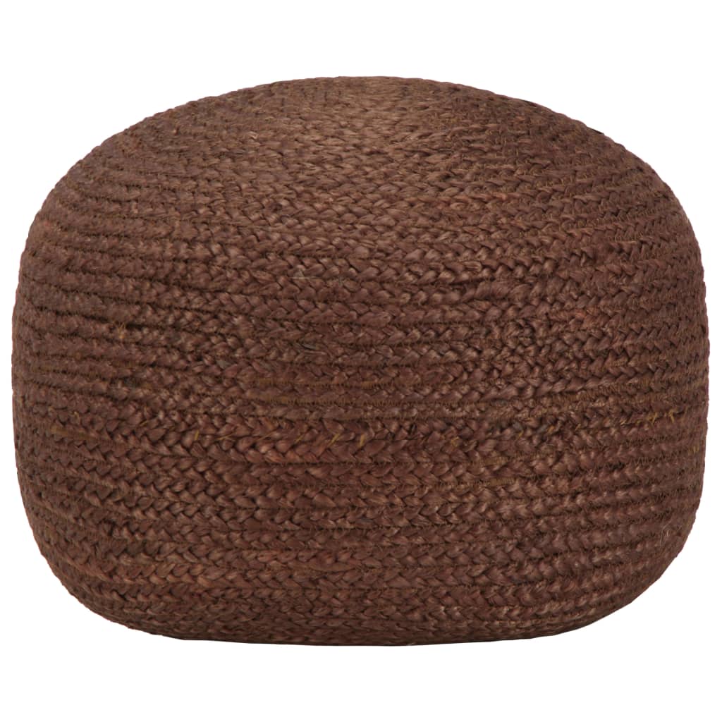 Pouf, brown, 40x45cm, jute, handmade