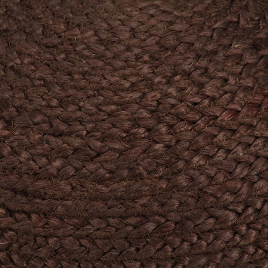 Pouf, brown, 40x45cm, jute, handmade