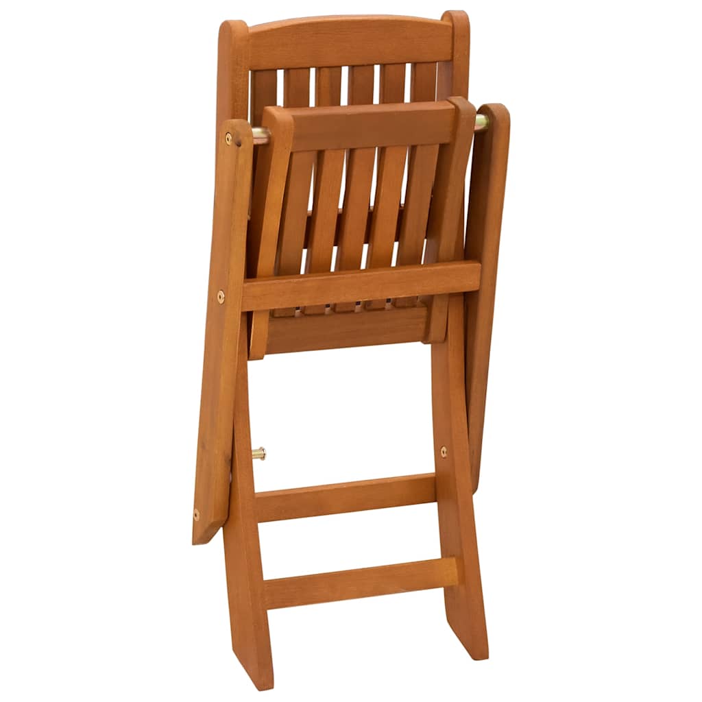 Children's dining chairs, 2 pcs., solid eucalyptus wood