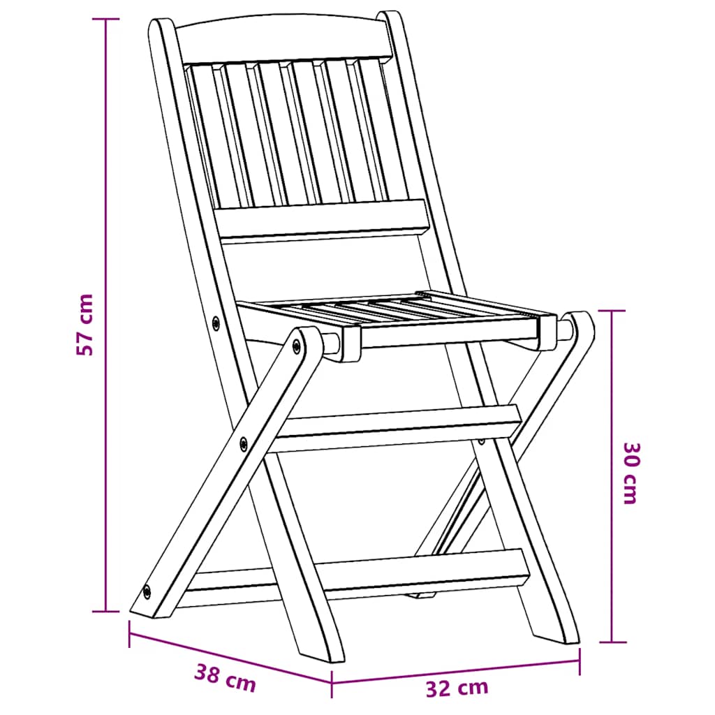 Children's dining chairs, 2 pcs., solid eucalyptus wood