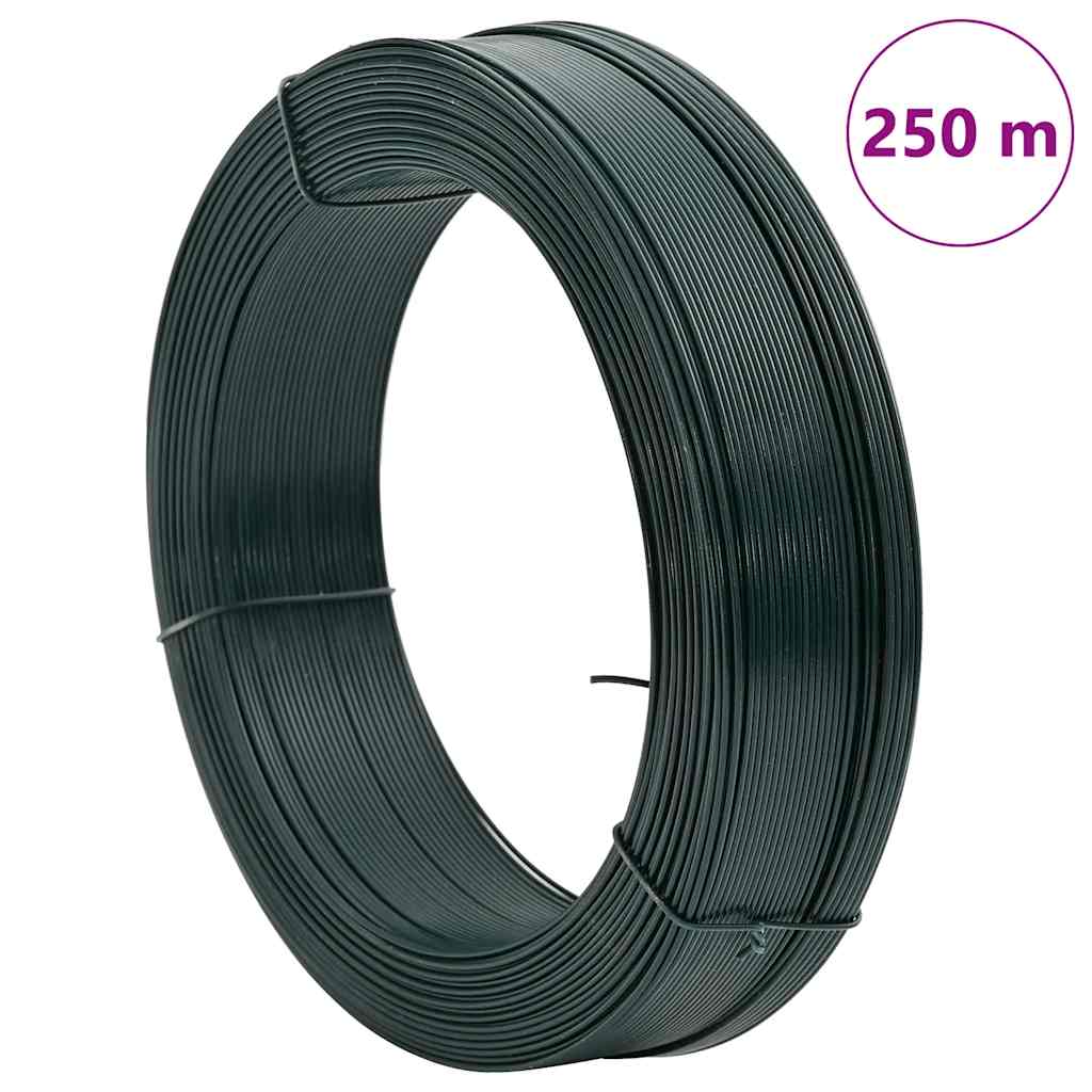 Viela tvorai, juodai žalios spalvos, 250m, 2,3/3,8mm, plienas