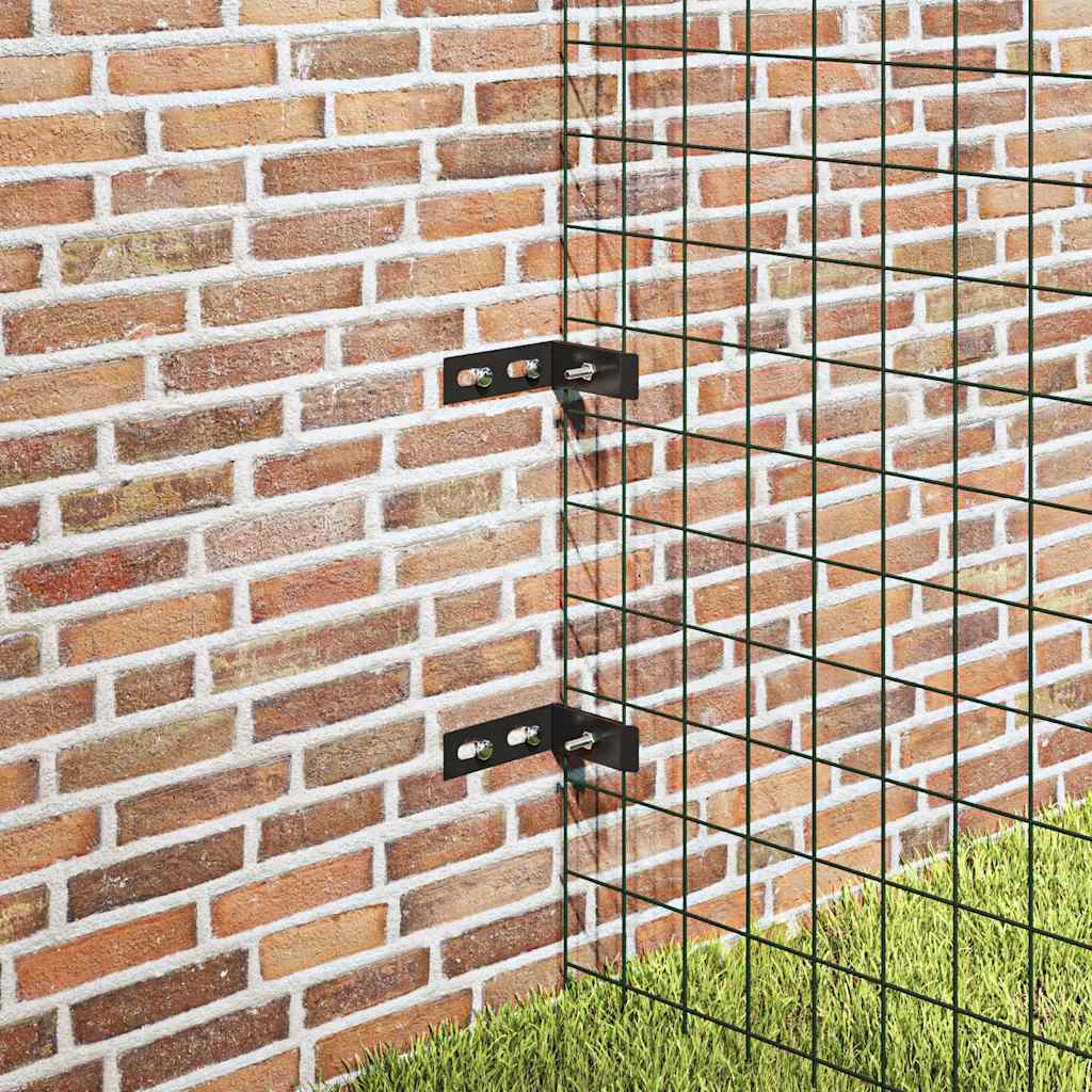 Kampinės sienos jungtys, 10 rinkinių, antracito spalvos