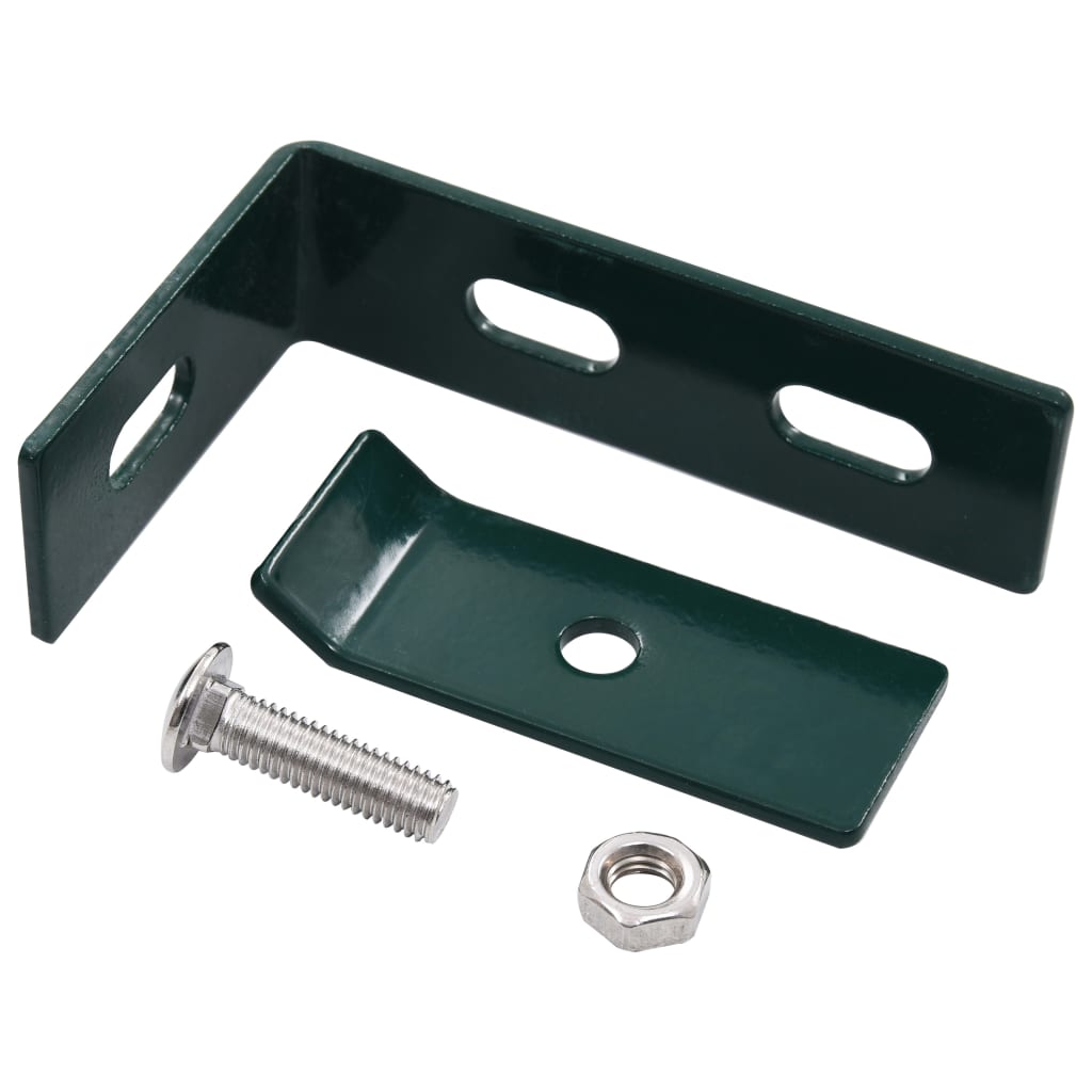 Corner wall connections, green, 10 sets