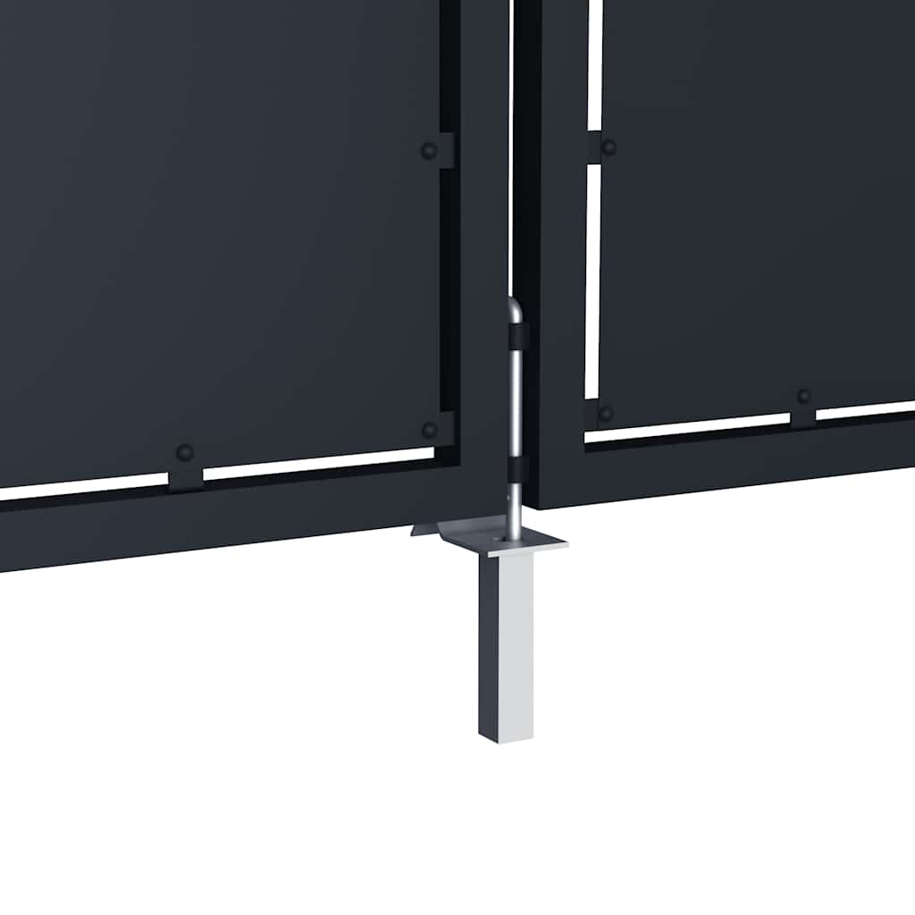 Sodo vartai, plieniniai, 300x175 cm, antracito spalvos