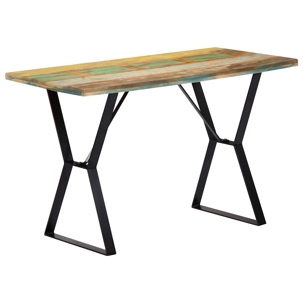 Valgomojo stalas, 120x60x76 cm, perdirbtos medienos masyvas