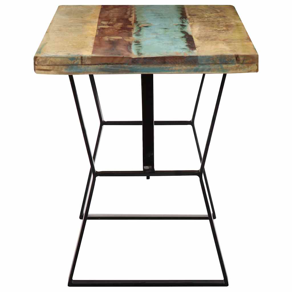 Dining table, 120x60x76 cm, solid reclaimed wood