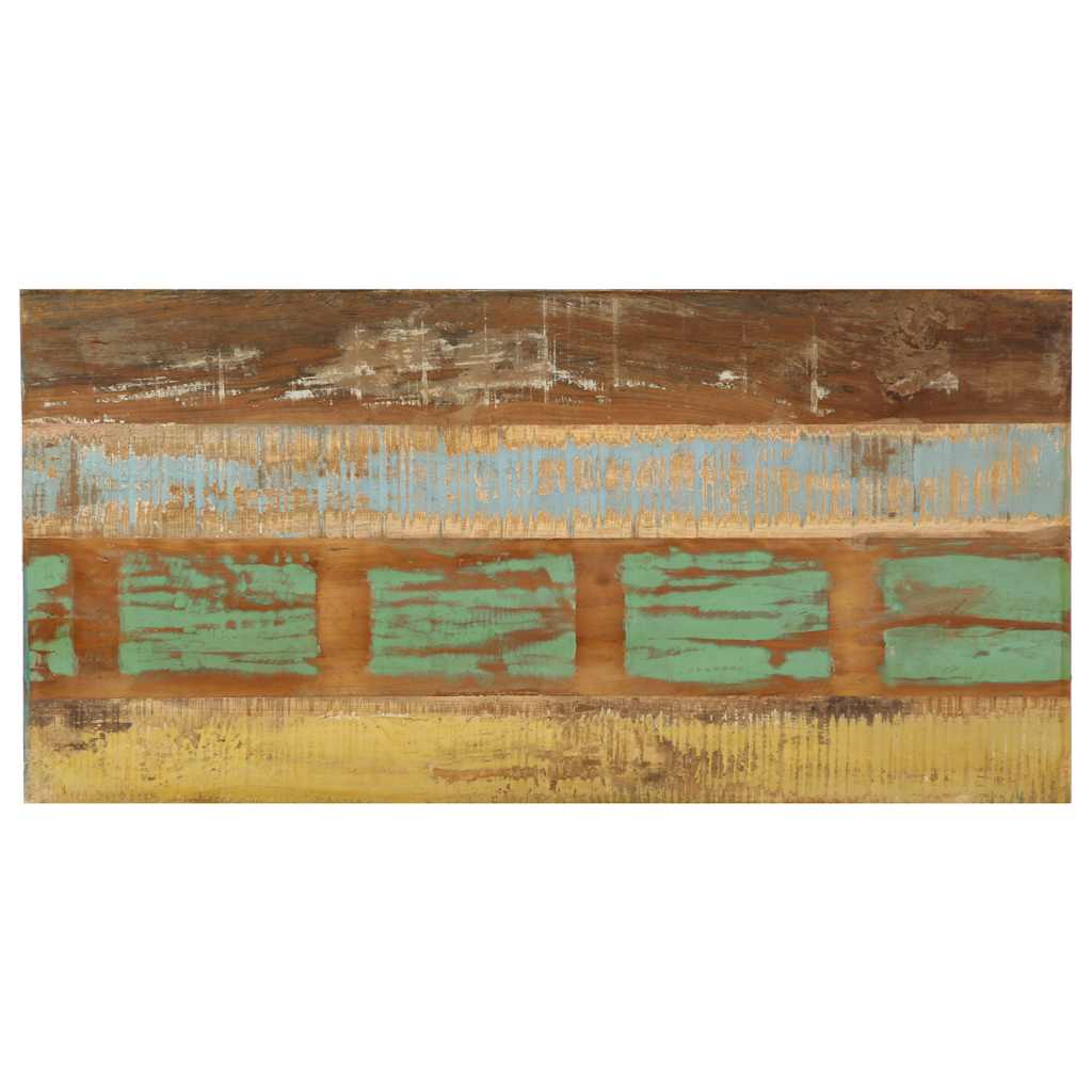 Dining table, 120x60x76 cm, solid reclaimed wood