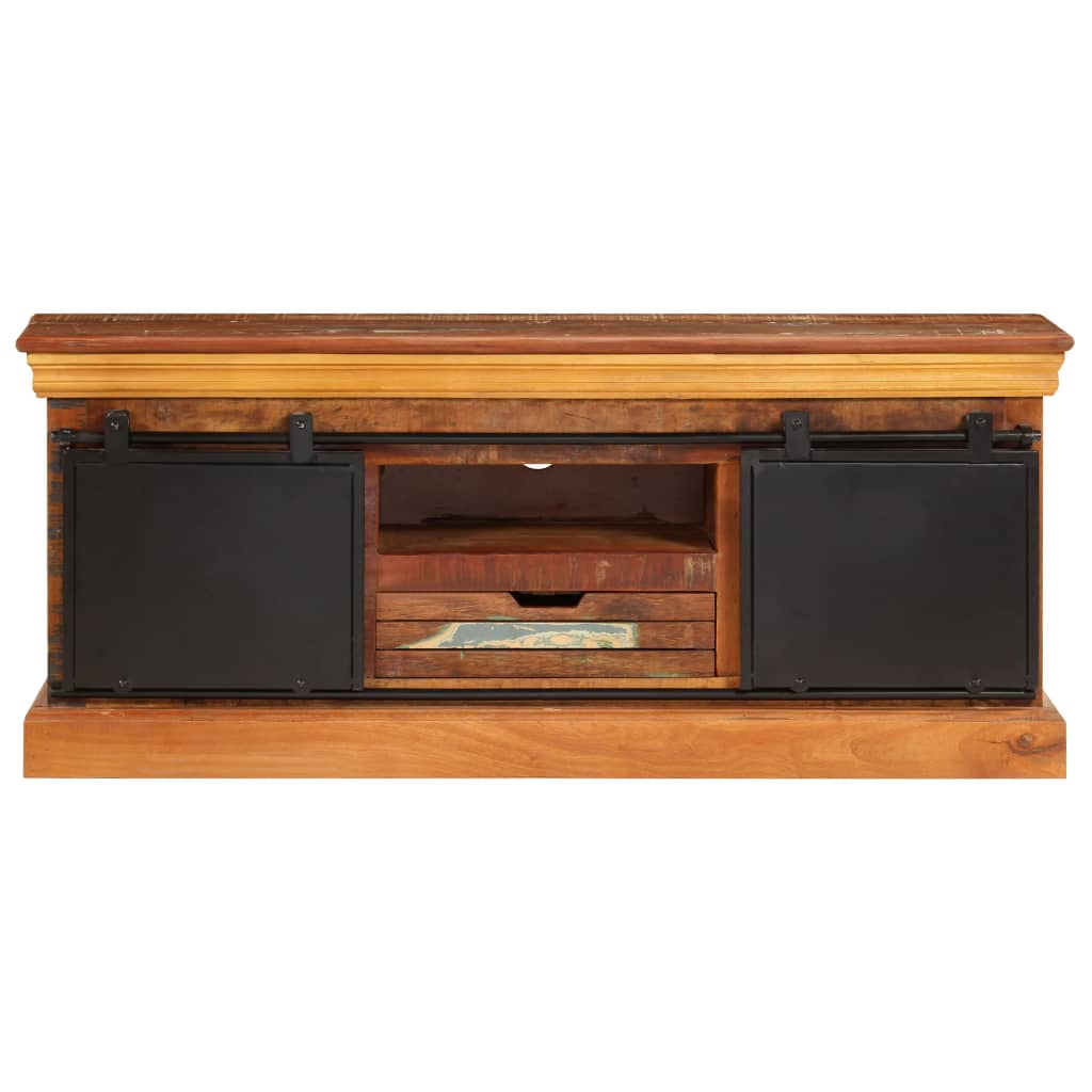 TV skapītis, 110x30x45cm, pārstrādāta masīvkoka karkass