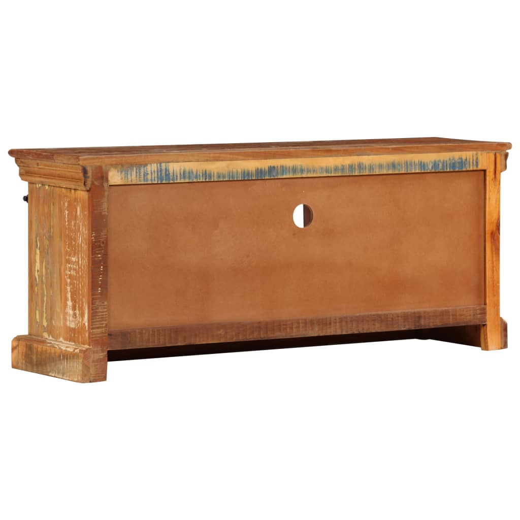 TV skapītis, 110x30x45cm, pārstrādāta masīvkoka karkass