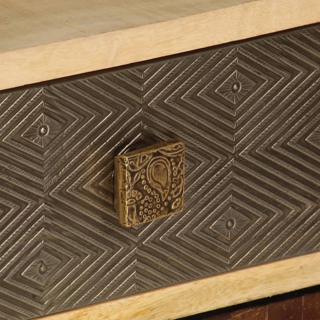 TV cabinet, 120x30x40cm, solid mango wood