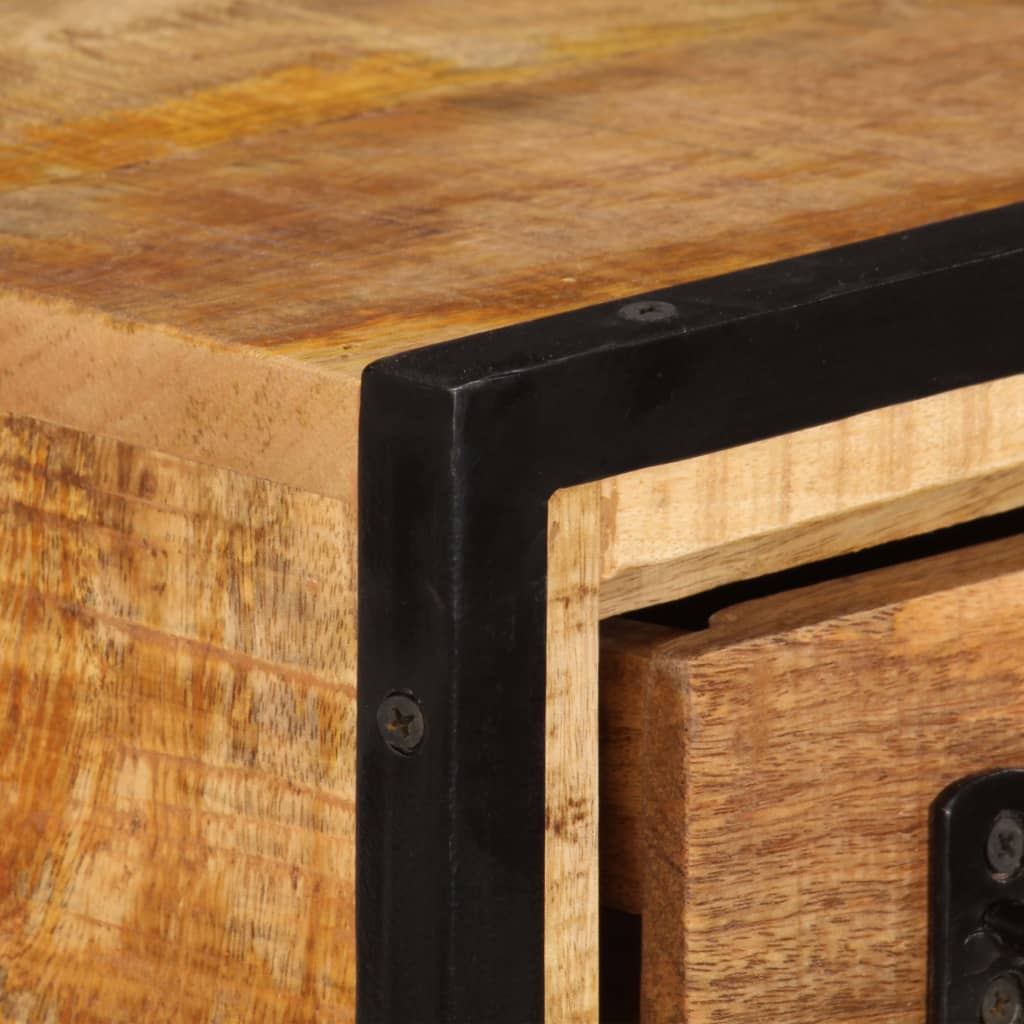 TV cabinet with drawers, 120x30x40cm, solid mango wood