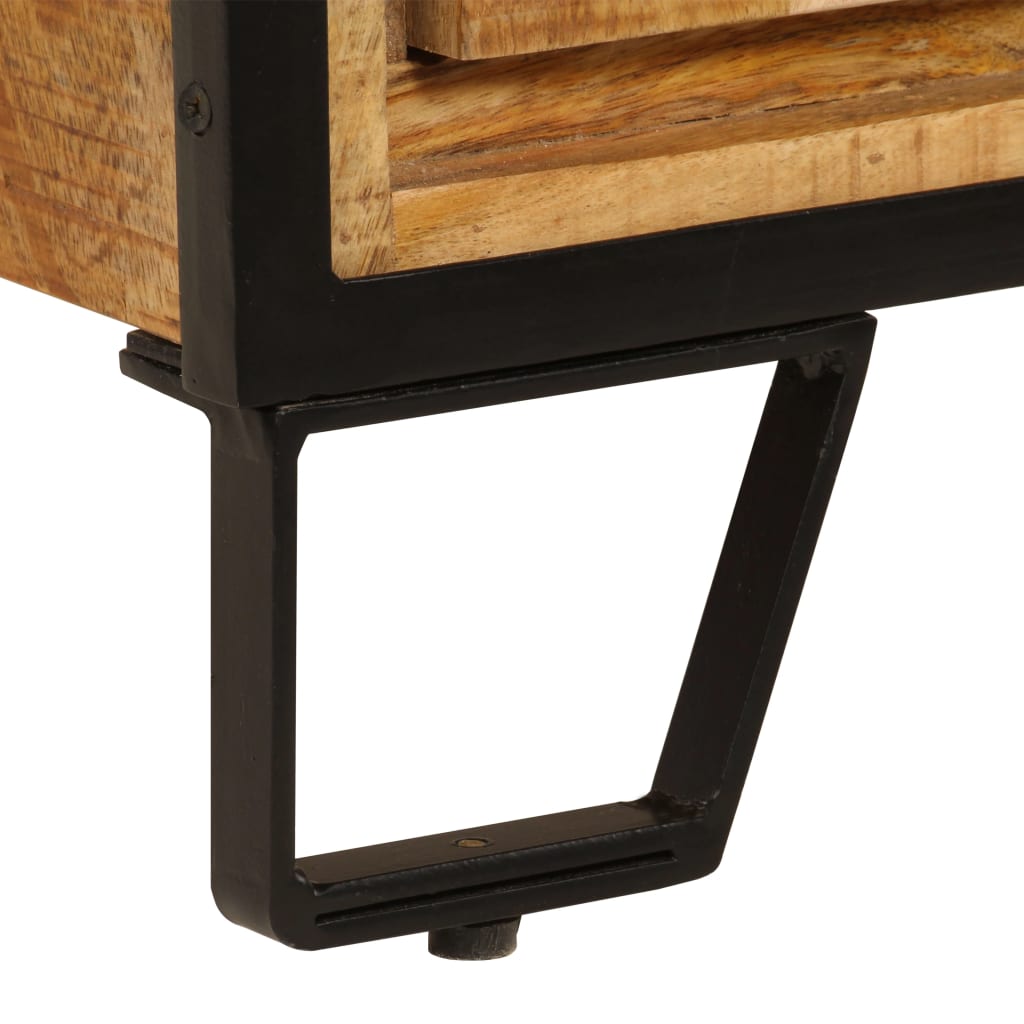 TV cabinet with drawers, 120x30x40cm, solid mango wood