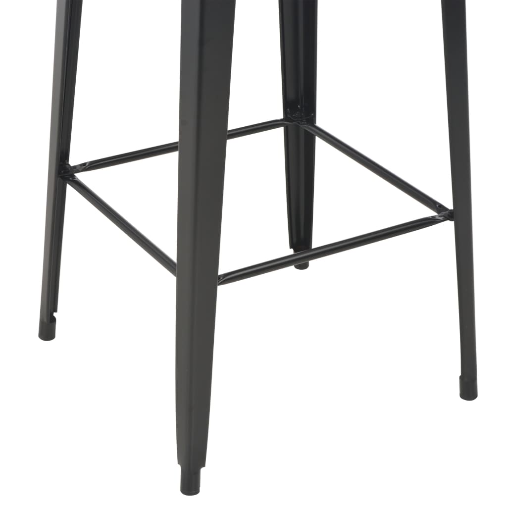 Bar table, 60x60x108cm, solid pine, steel