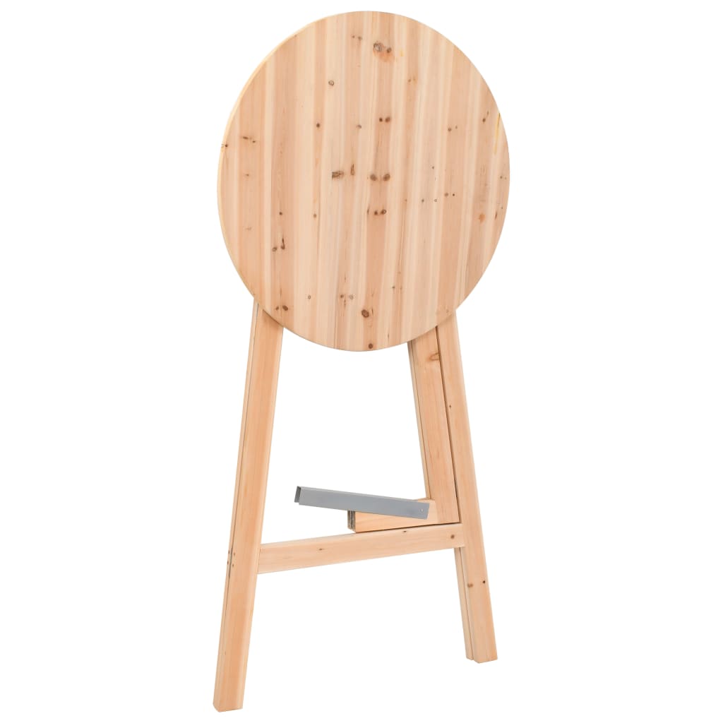 Saliekamais bāra galds, 78 cm, egles masīvkoks