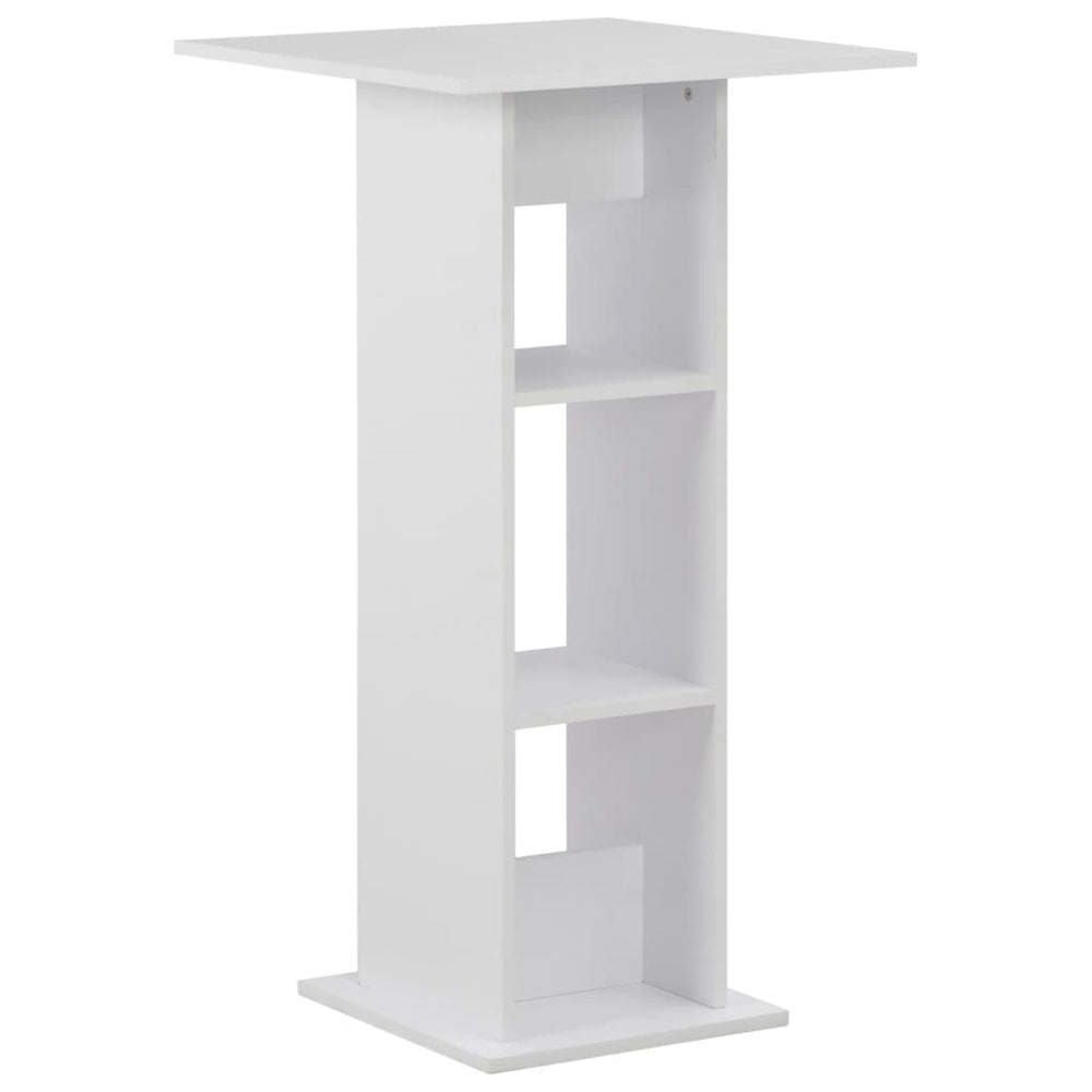 Bar table, 60x60x110cm, white