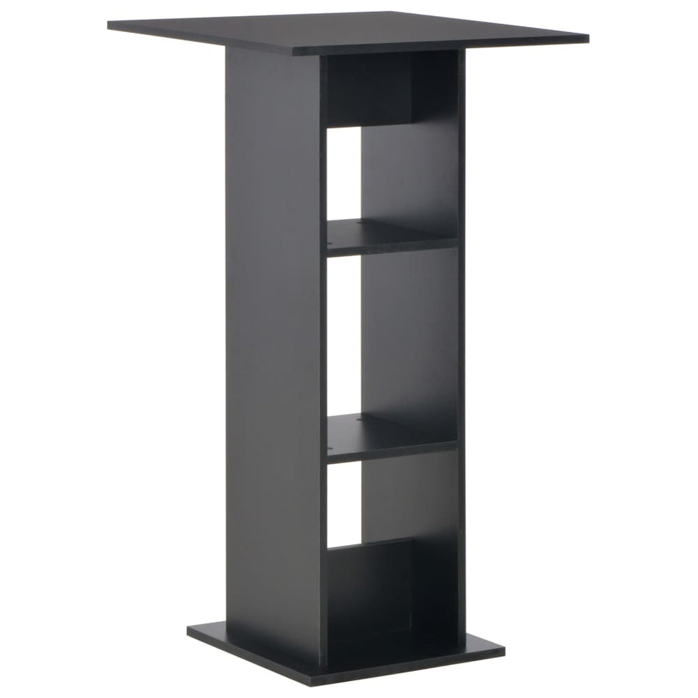 Bar table, 60x60x110cm, black