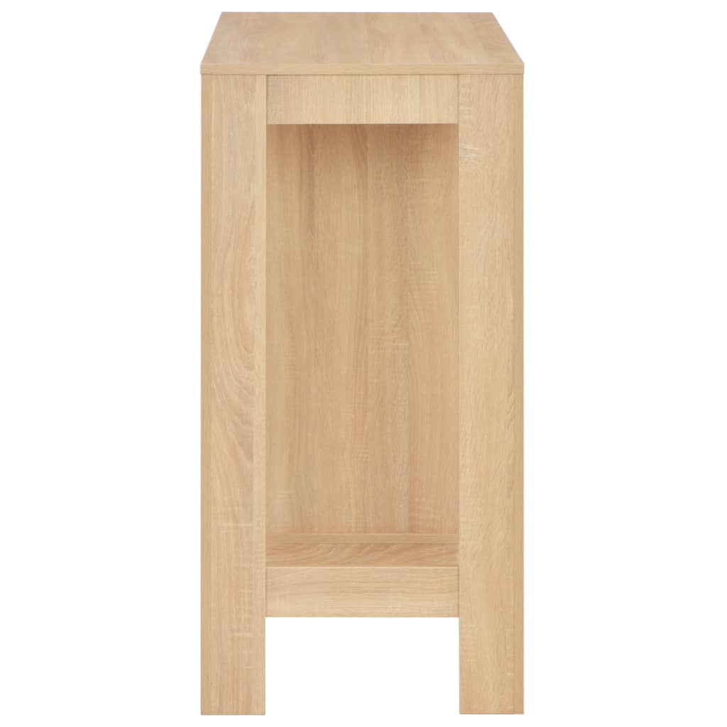 Bāra galds ar plauktu, ozolkoka, 110x50x103cm