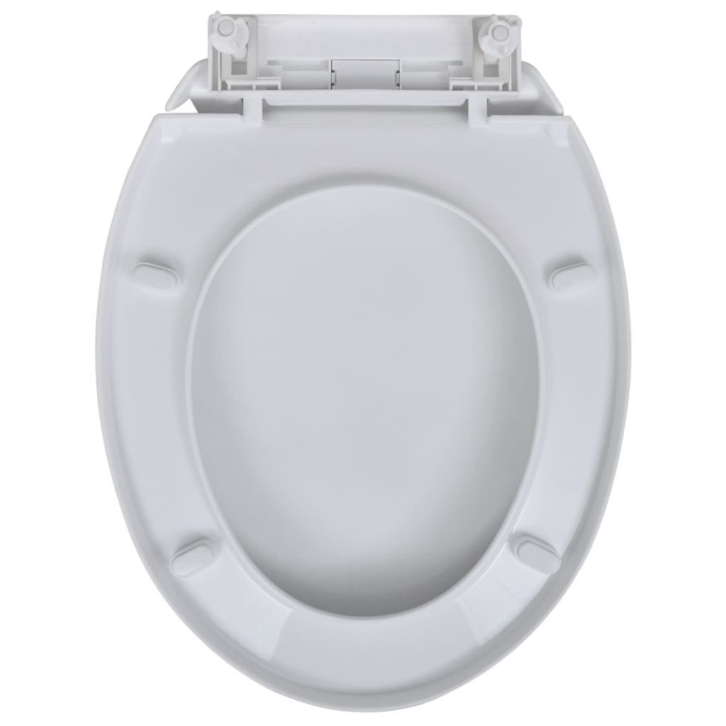 Tualetes sēdekļi, 2 gab., balti, plastmasa