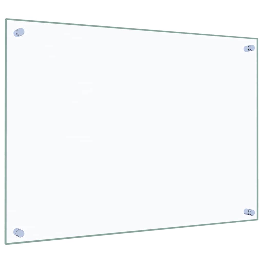 Kitchen splashback, transparent, 70x50 cm, tempered glass
