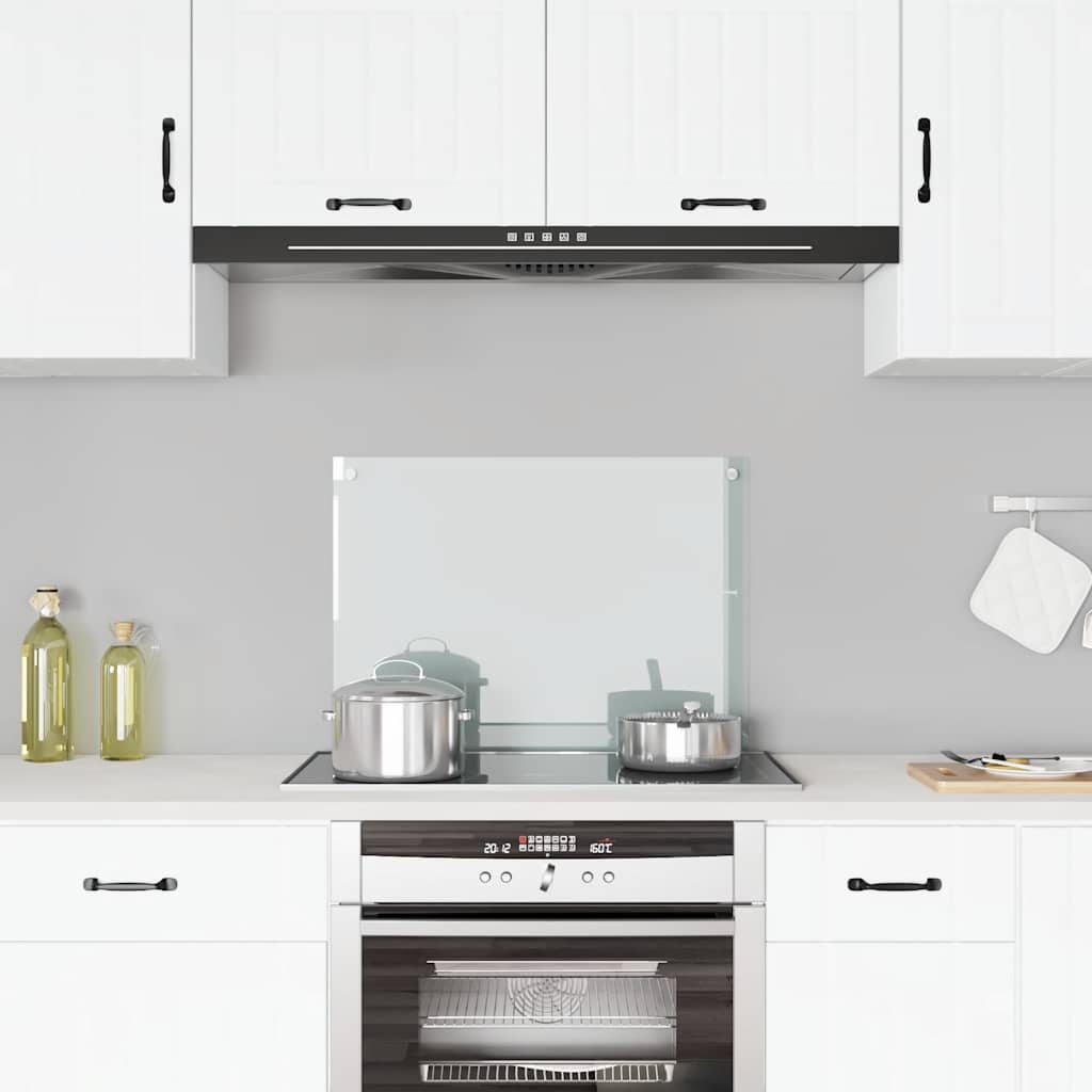 Kitchen splashback, transparent, 70x50 cm, tempered glass