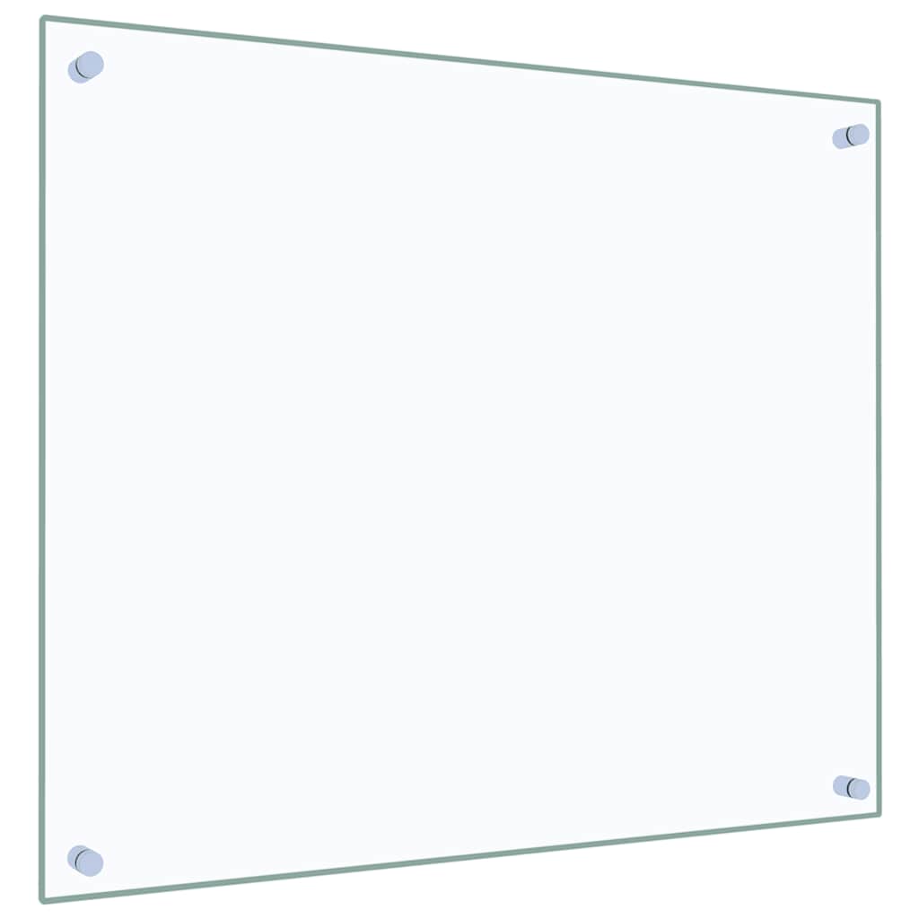 Kitchen splashback, transparent, 70x60 cm, tempered glass