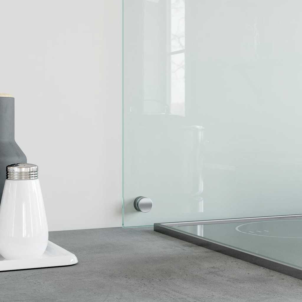 Kitchen splashback, transparent, 100x40 cm, tempered glass