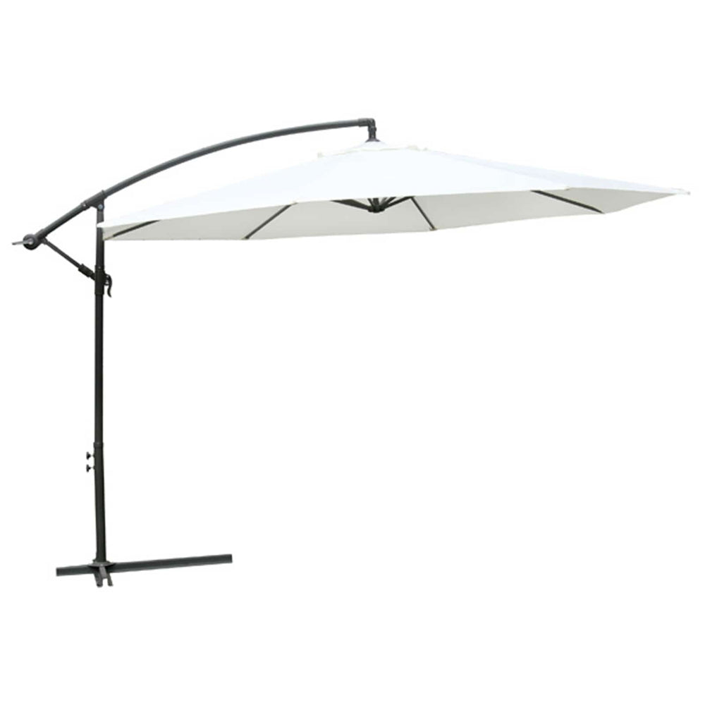 Cantilever Parasol White