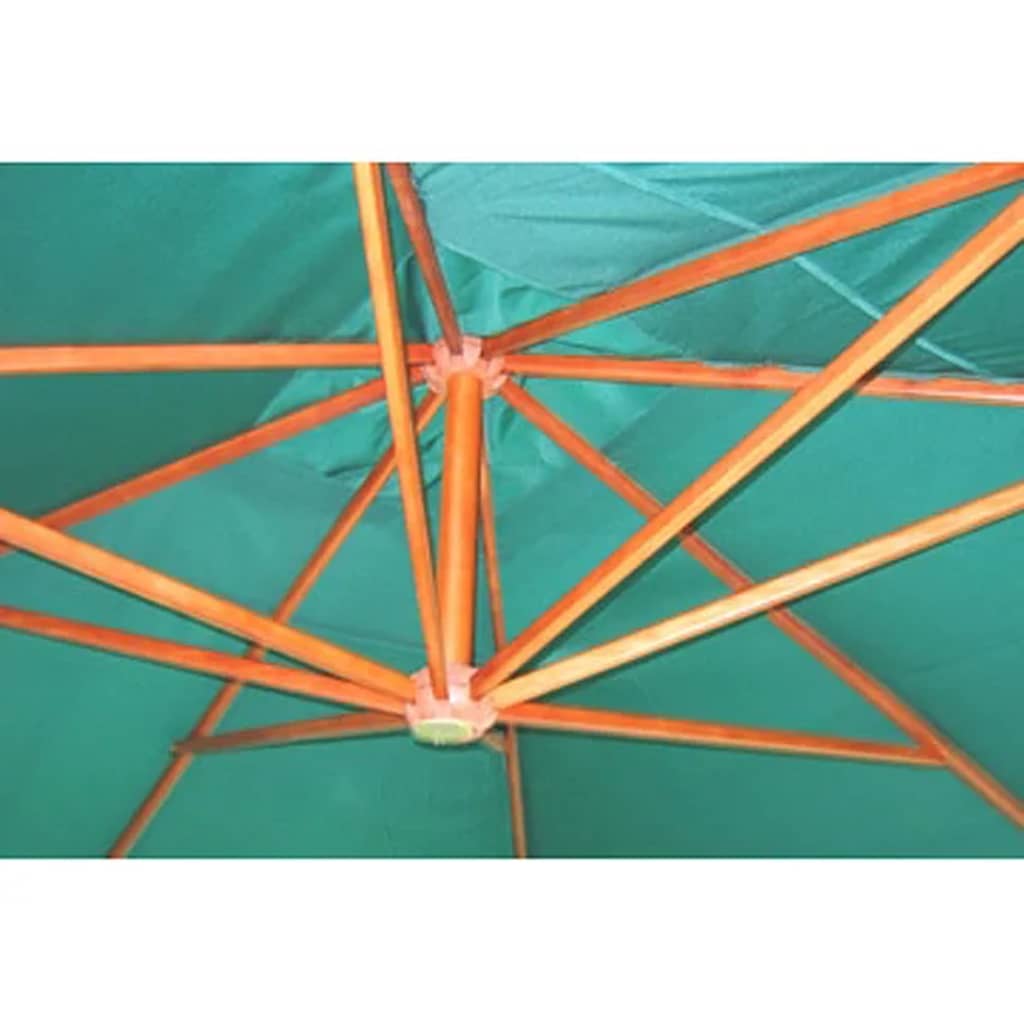 Kabantis sodo skėtis ABEL, žalia, 3x4m