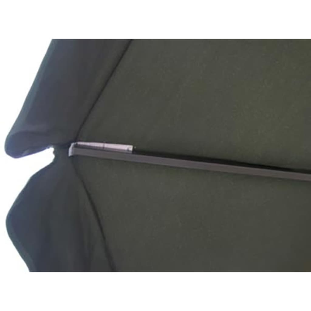 Skėtis nuo saulės, žalios spalvos, 500cm, aliuminis