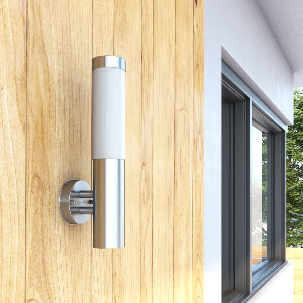 Wall light for indoor/outdoor use, RVS, waterproof