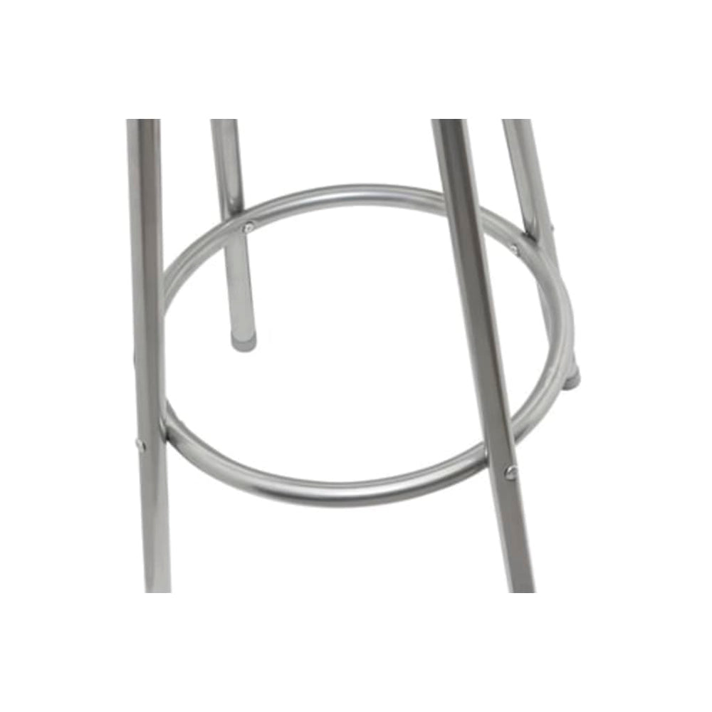 Bar stools, 2 pcs, black, artificial leather