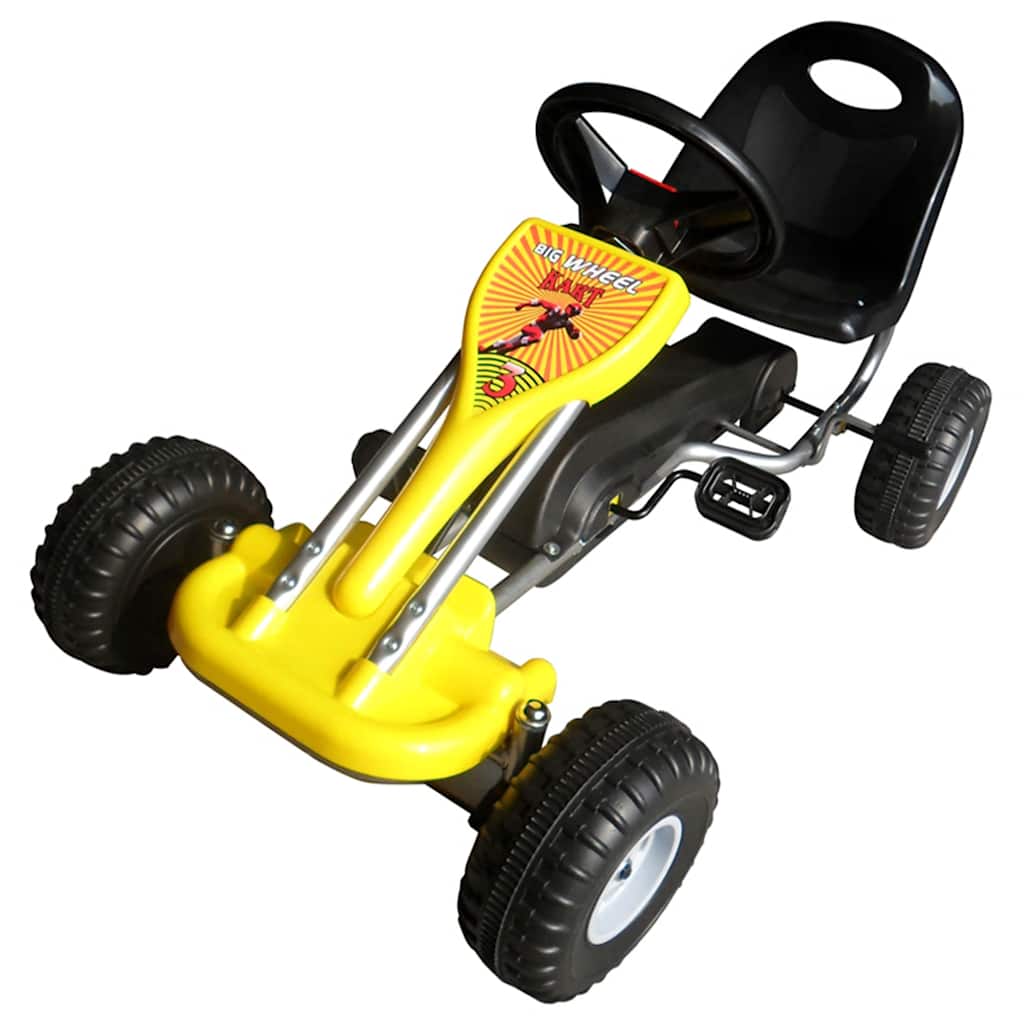 Pedal go-kart, yellow