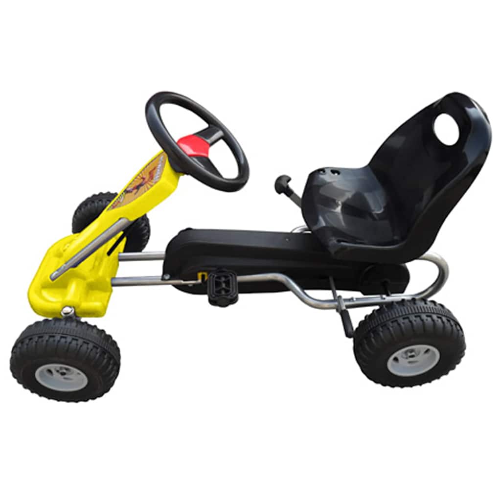 Pedal go-kart, yellow