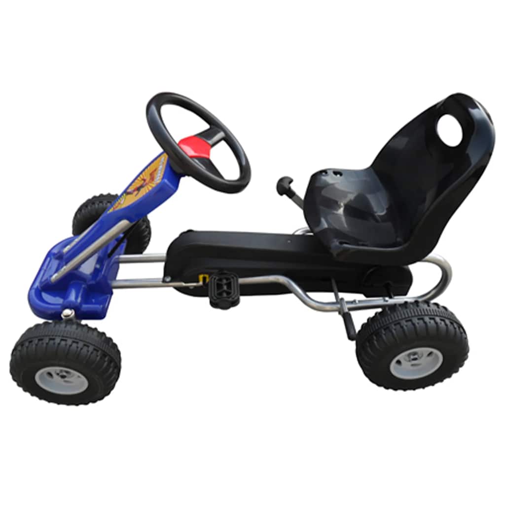 Pedalais minamas kartingas, mėlynas