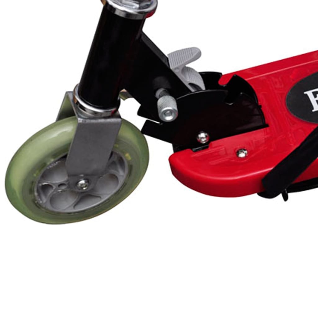 Electric scooter with seat, red, 120W