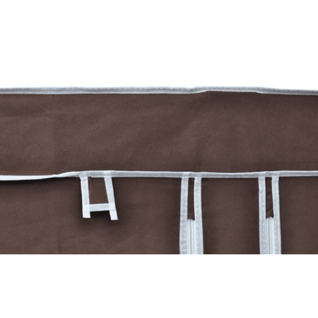 Fabric wardrobe, brown