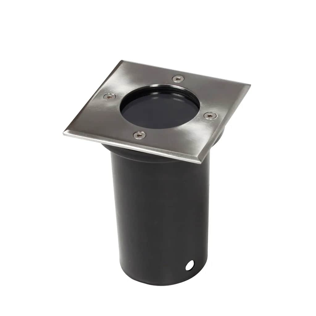 Outdoor lights, 12 pcs., square, ground spikes