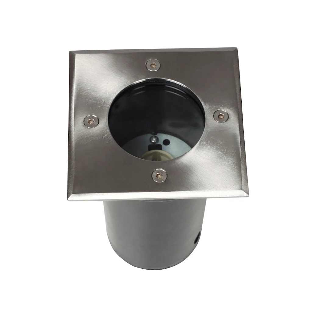 Outdoor lights, 12 pcs., square, ground spikes