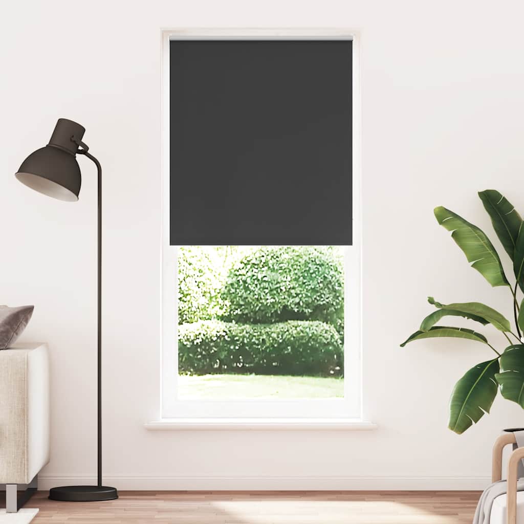 Blackout roller blind, 104.4x230 cm, fabric, width 100 cm, black