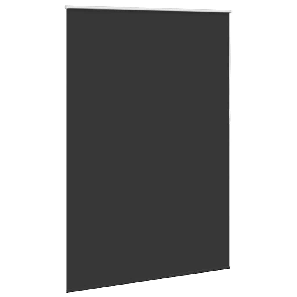 Roletas su tamsinančiomis užuolaidomis, 144,4x230 cm, audinys, plotis 140 cm, juodos spalvos