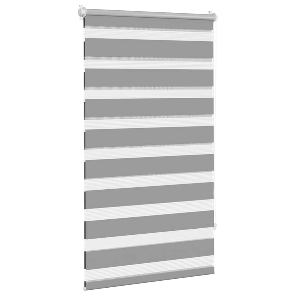 Zebra žaliuzė, 90,9x150 cm, audinys, plotis 86,7 cm, pilka