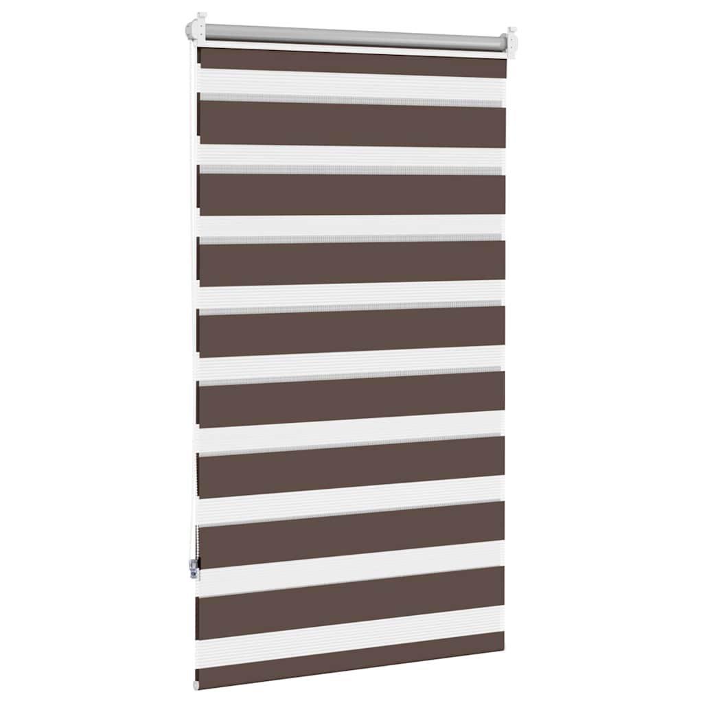 Day-night blind, 90.9x150 cm, fabric, width 86.7 cm, coffee color